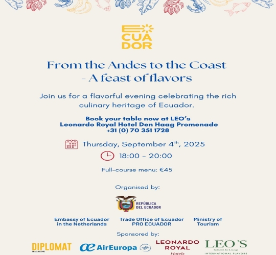 Festival Gastronómico del Ecuador 2025 – La Haya Festival Gastronómico del Ecuador 2025 – La Haya